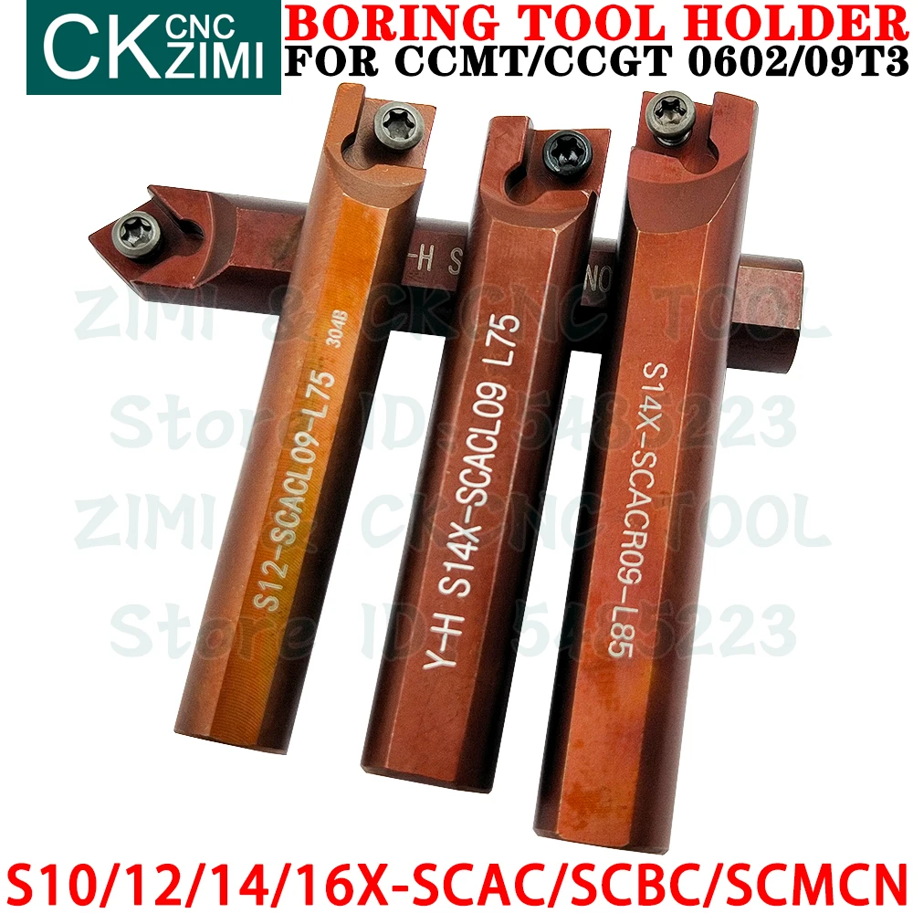 S10X S12 S14X S16X SCACL09 SCACR09 SCBCL06 SCBCR06 SCBCL09 SCBCR09 SCMCN06 SCMCN09 Federstahl Bohrwerkzeughalter zum Drehen CNC-Bohrwerkzeughalter