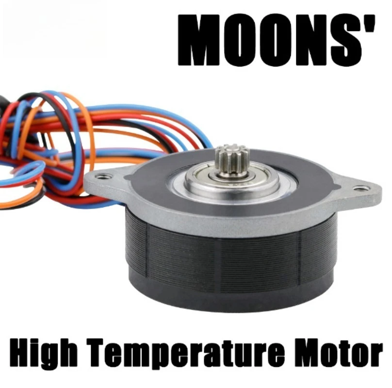 3D printer stepper motor, high temperature round cake small size MOONS '36 outer diameter 10T Voron with extension cable