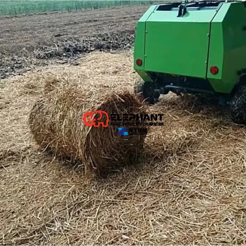 Tractor Mounted Round Square Hay Baler Best Quality Farm Agricultural Machinery for Grass Straw Forage Baling Work
