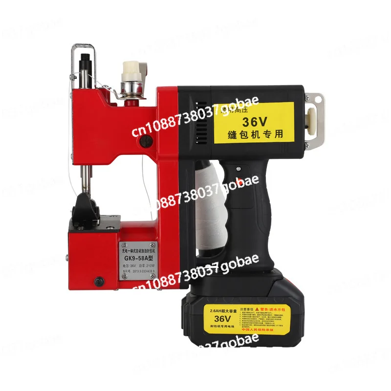 

Перезаряжаемая швейная машина Портативная тканая сумка Маленькая электрическая машина для запечатывания пистолета