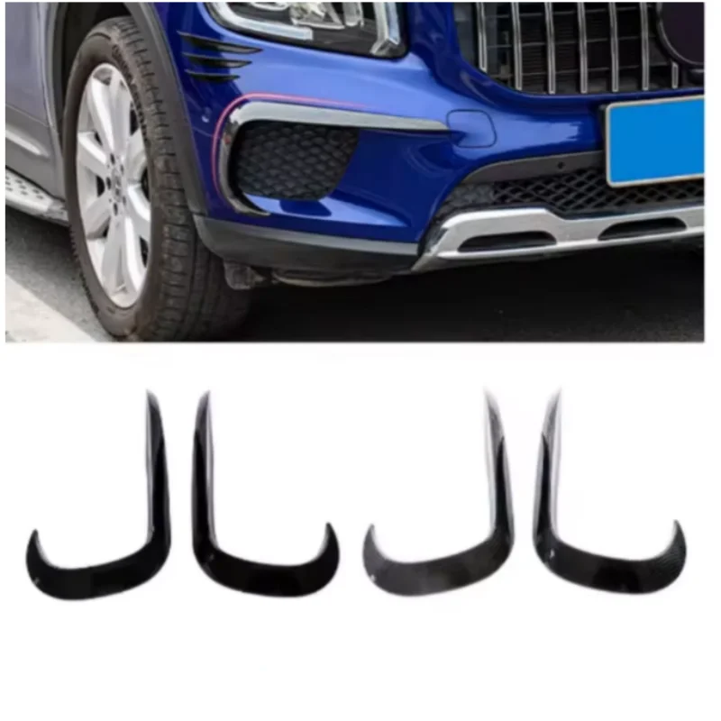 For Mercedes Benz GLB Class 200/180/220/ 2019 -2023 Car Front Fog Light Cover Decoration Trim Lamp Eyebrow Accessories view 2