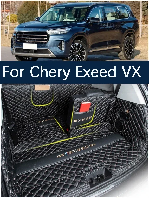 For Chery Exeed VX Full Trunk Mat Exeed VX Comfort Durable (7 Seats) Trunk Mat 2022 edition models