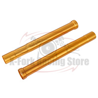 Gold Front Shock Pipe Fork Outer Tubes 484mm For Triumph Daytona 675 2006-2008 2007 Brake Suspension Stanchions Fork Legs