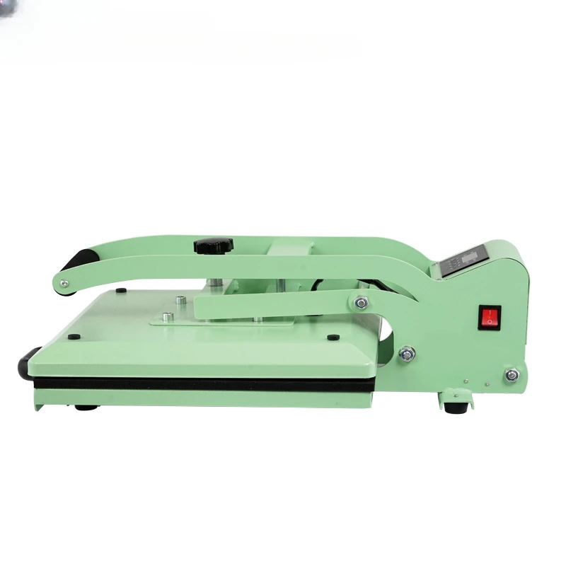 Manual Portable 15 * 15in Heat Press Machine 100 Degree Large Opening Design Small Household Printed Hot Press