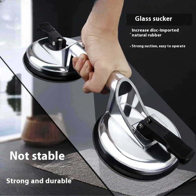 Aluminum Alloy Suction Cup Single/Double/Triple Claws Vacuum Lifter Car Repair Tools Glass Tile Sucker,Tile Suction Cup Lifter