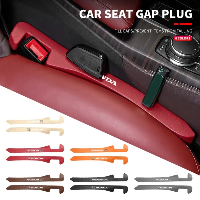 Car Seat Gap Leak-proof Storage Plug Strip For Honda Civic Fit Jazz Accord CRV HRV City Odyssey Passport Pilot Vezel Insight