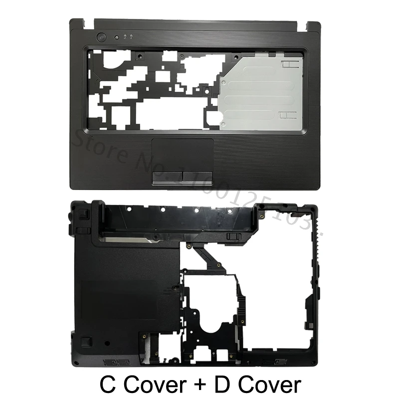 Funda inferior para portátil Lenovo Ideapad, cubierta para portátil Lenovo Ideapad G470, G475, G475G, G470D, G475GX, G475GL, G470AX, reposamanos superior C D, color negro