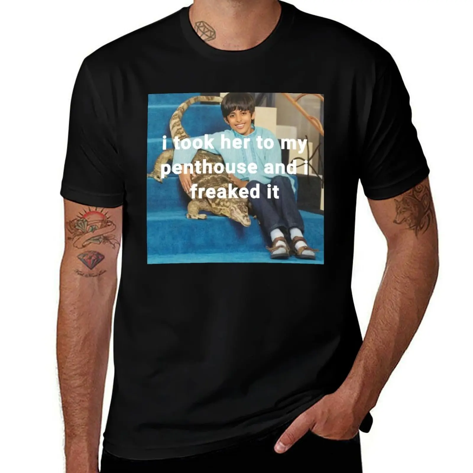 

Ravi I Took Her To My Penthouse And I Freaked It T-Shirt essential t shirt summer top for a boy blanks compression shirt men