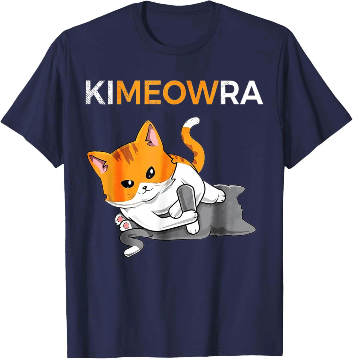 Jiu Jitsu Kimura & Cute Kawaii Cat Funny BJJ T-Shirt Summer Casual T Shirt Streetwear Clothing Tops Camiseta Hombre