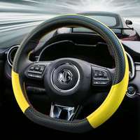 Car Steering Wheel Cover for MG HS ZS EV MG3 3SW MG5 MG6 MG7 ZR EHS EZS GT 9 Free Hand Sewing Four Seasons Car Handle Cover
