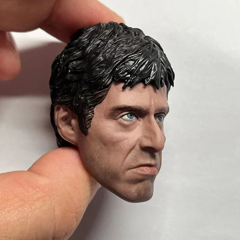 1/6 Al Pacino Head Sculpt Carving Model Fit 12'' Male Soldier Action Figure Body Dolls