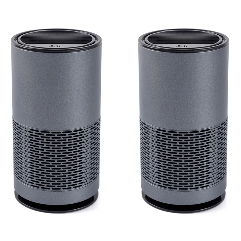 

【Best Selling】2X Car Air Purifier For Home Purifier Hepa Filters Desktop Purifier USB Rechargeable Portable Air Cleaner Diffuser