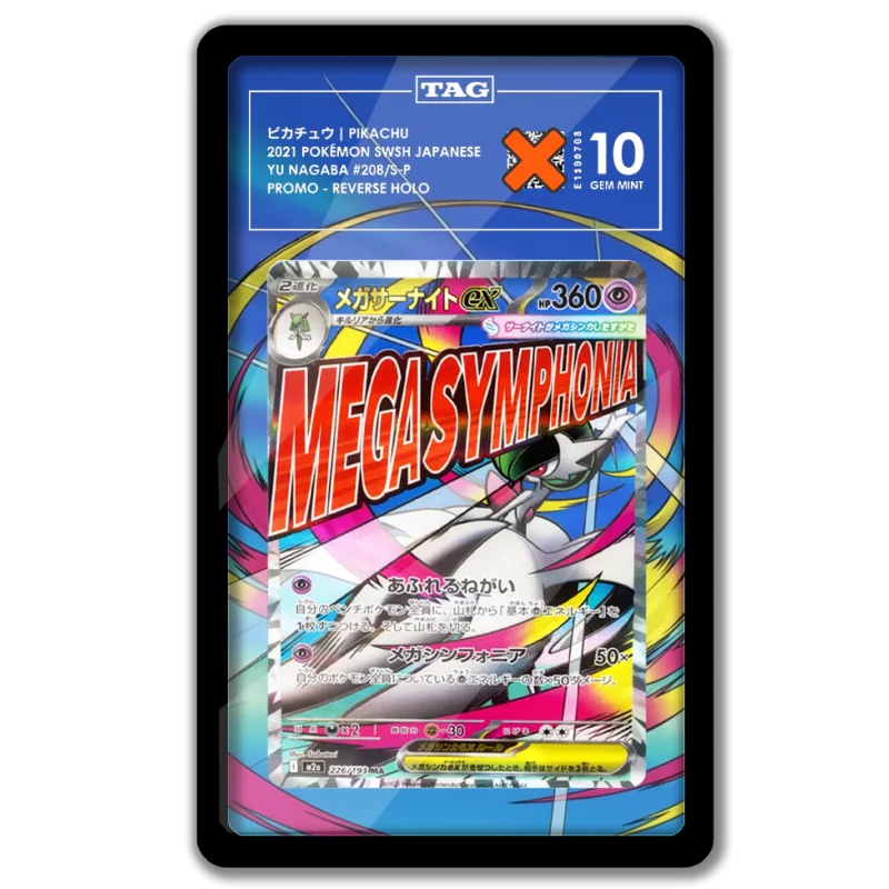 Etui ochronne akrylowe na karty Pokemon PTCG Gardevoir Mega Dream Anime Game Expand Art, ręcznie robione przez fanów, prezent.