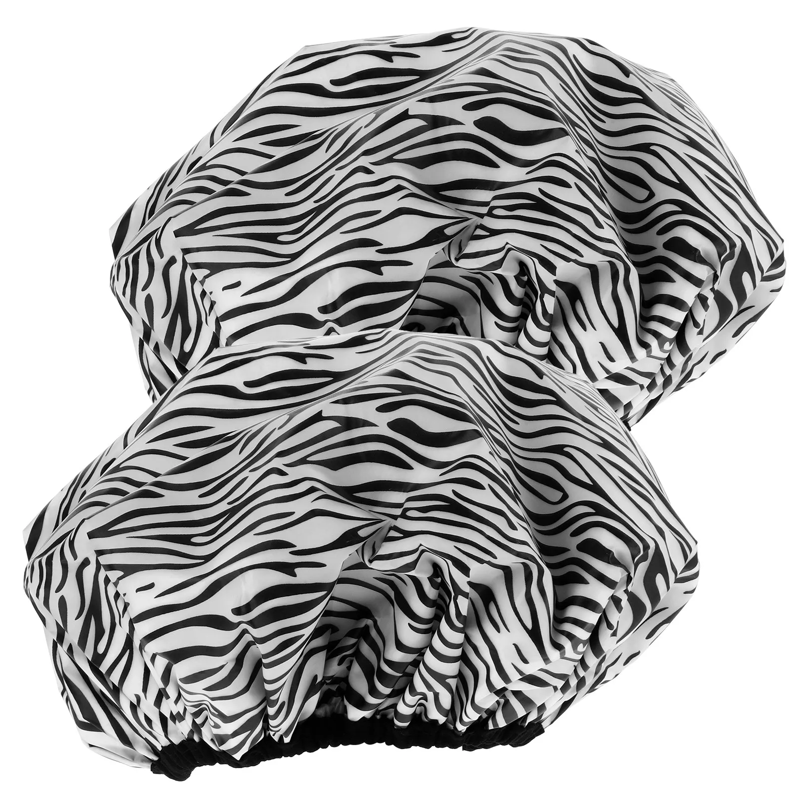 2Pcs Tin Foil Hair Care Caps Deep Conditioning Thermal Salon Heat Cap Shower Waterproof Anti Static Cap for Hair Treatments