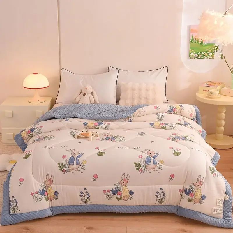 Four Seasons Universal AB Edition Soybean Flour Soybean Fiber Spring and Autumn Cotton Quilt Children's Quilt Core