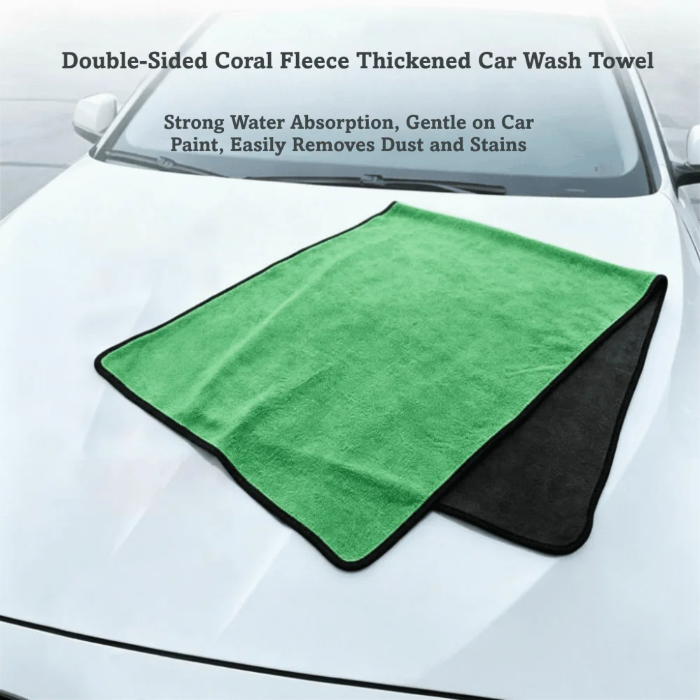 Super Absorbent Car Drying Towel Scratch-Free Double-Sided Auto Detailing Rag Twist Loop Large Size Car Cleaning Towel