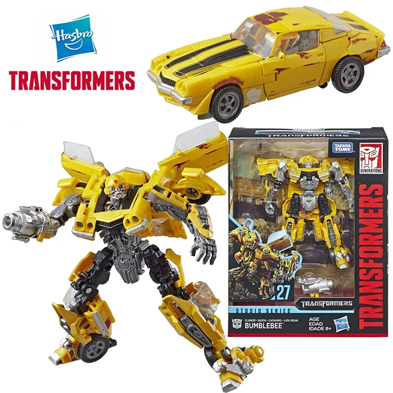 

Hasbro Transformers Studio Series SS27 Clunker Bumblebee 12 см, оригинальная экшн-фигурка класса Deluxe, модель игрушки, подарочная коллекция