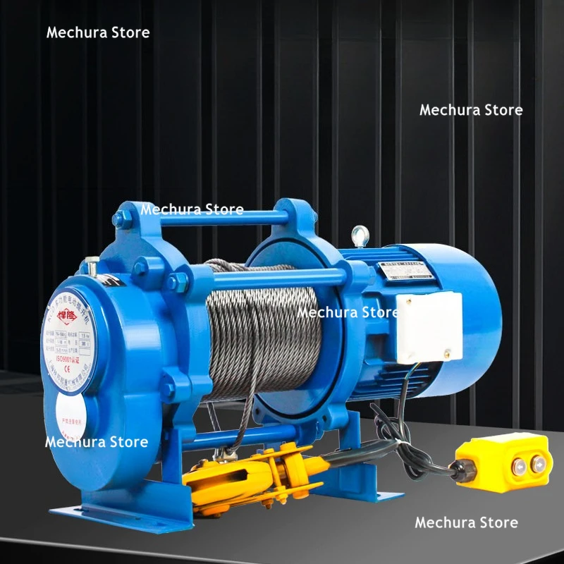 

Многофункциональная электрическая канатная лебедка-тельфер, мини-кран 1Т 2Т для строительства и отделки, 220В/380В, подъемные краны JT40