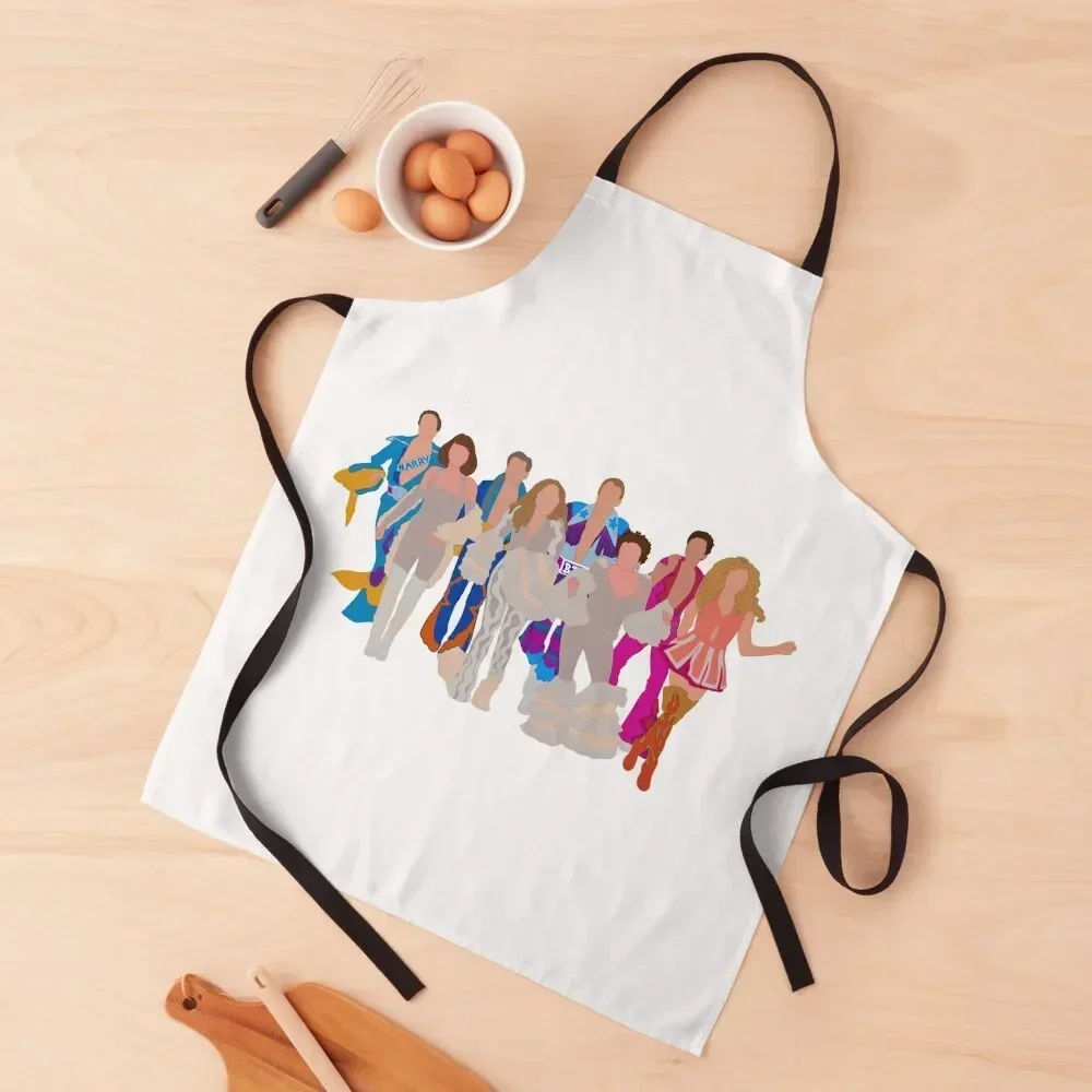 

Mamma Mia End of Movie Apron Women's household woman Kitchen Chef Women's Home Clothes Apron