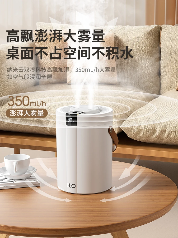 Dual Spray Humidifier for Home, Silent Small Large Spray Capacity, Air Conditioner Indoor Bedroom Air, Office Desktop   Machine
