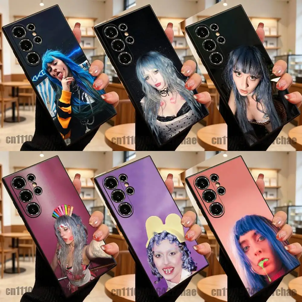 For A-Ashnikko Unlikeable Smoochies Phone Case Samsung S22,S24,S20,S25,S23,S30,S26,Ultra,Plus,5G ,Fe,Lite Black Cover