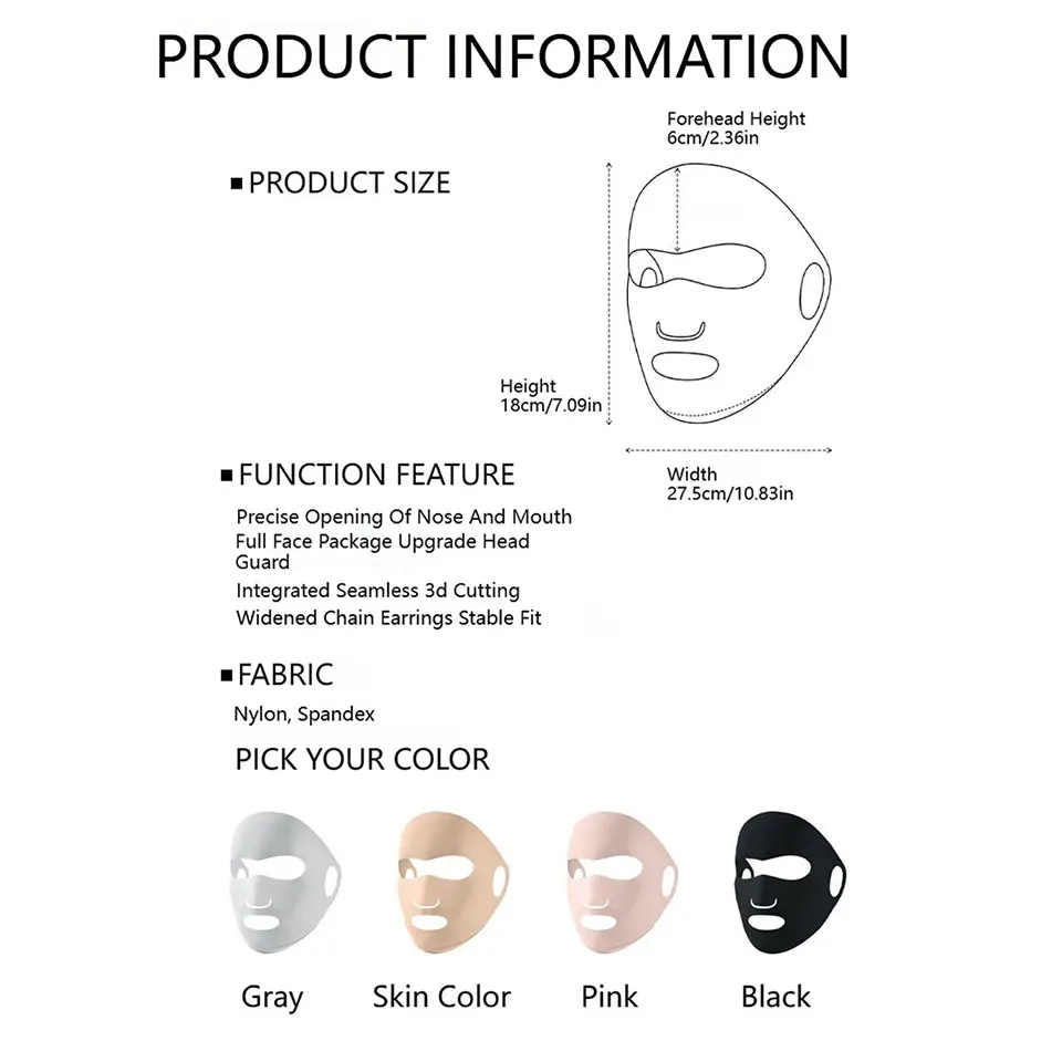GTUBIKE Sunscreen Mask Summer UV Protection Face Kini Ice Silk Mask Outdoor Full Face Golf Cycling Sports Mask