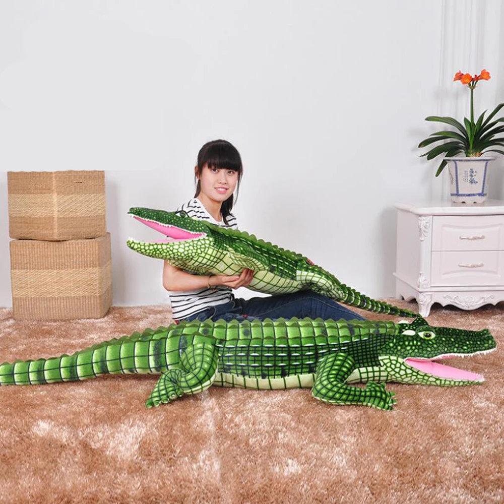 Simulation Big Mouth Crocodile Children Stuffed Plush Toy Birthday Gift