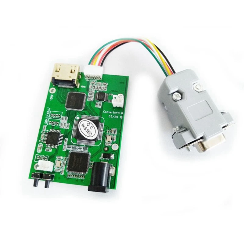 AHD41 4-In-1 HD Video Signal Convertor Board AHD TVI CVI CVBS Signal to -Compatible VGA CVBS Signal Convertor Board