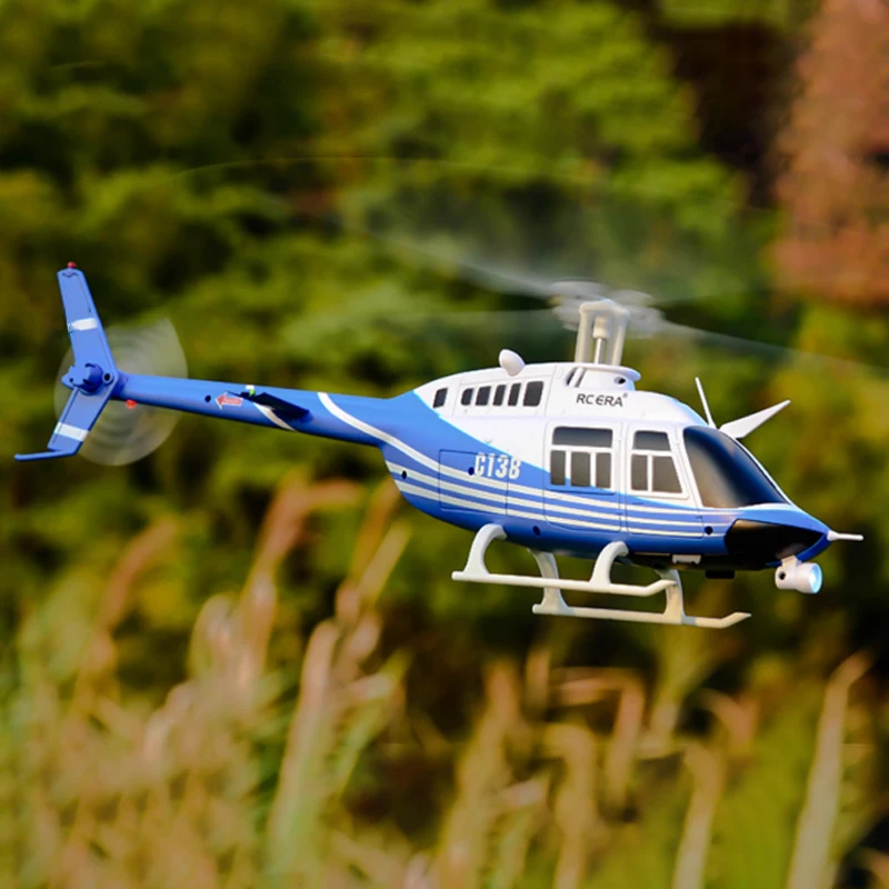 RC ERA C138 BELL 206 Jet Ranger 6-axis Gyro Stabilized Altitude Hold 4ch RC Helicopter Aircraft Hobby for Adults -RTF