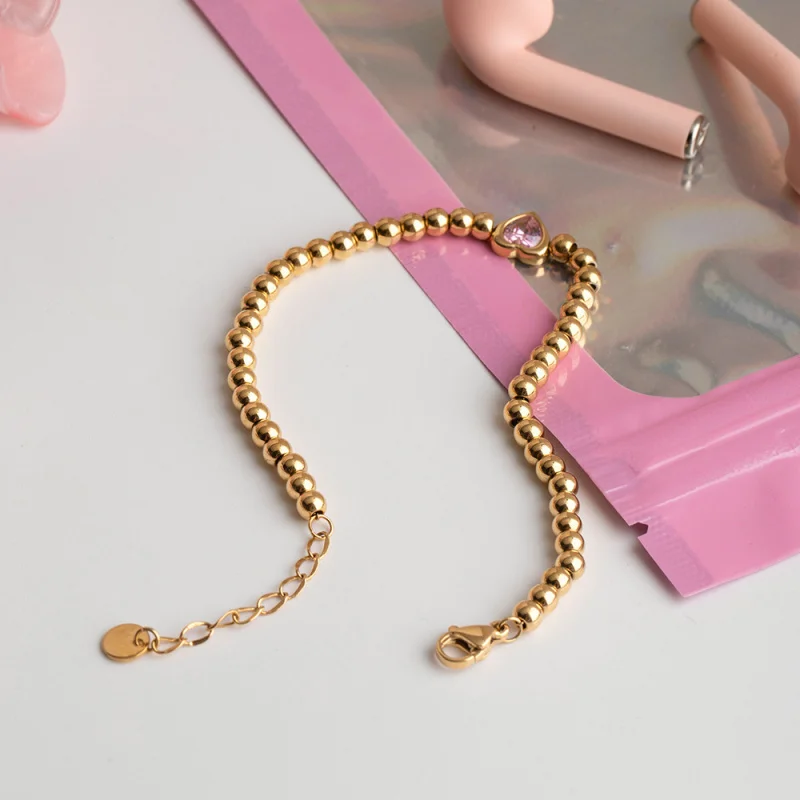 ضوء فاخر الأوروبية الأمريكية الزركون سوار التيتانيوم الصلب اليد مجوهرات غير يتلاشى المتخصصة