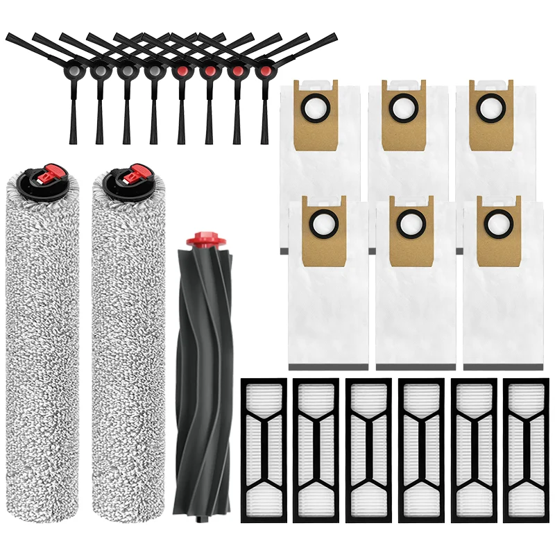 Voor Eufy Omni S1 Pro/Omni S1 Stofzuiger Onderdeel Hoofdrol Zijborstel HEPA Filter Mop Doek Stofzak accessoires - afbeelding 2