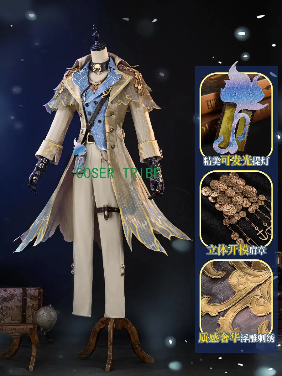 Identity V Naib Subedar Mercenary Sixth Anniversary  Cosplay Costume Cos Game Anime Party Uniform Hallowen Play Role Clothes