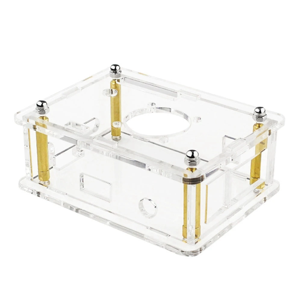 For Orange Pi 3 LTS Case Transparent Acrylic Shell Box Protect Enclosure for Orange Pi 3 LTS Without Fan