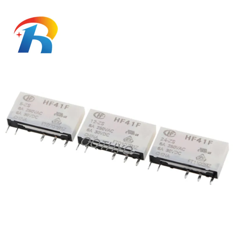 

Free Shipping Power Relays HF41F 5V/12V/24V -ZS HF41F-5-ZS HF41F-12-ZS HF41F-24-ZS 5Pin 6A250V relay