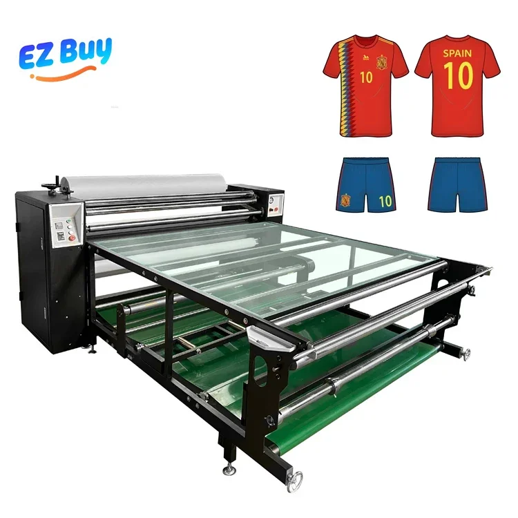 고품질 열전사 캘린더 1.8m (광폭 원단 전사 인쇄용)