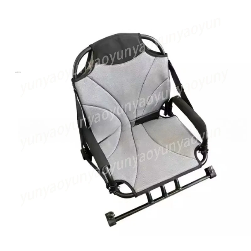 360 Degree Rotatable Kayak Backrest Aluminum Seat for SUP Paddle Board Assault Boat Beach Chair Water Sports