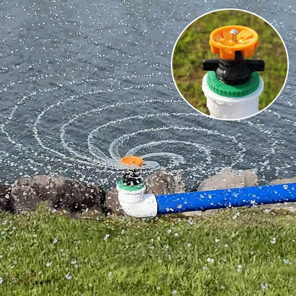 10Pcs 360-degree Spray Sprinkler 10pcs Automatic Rotating Sprinkler Heads for Garden Irrigation Easy Micro Spray Nozzle Tool