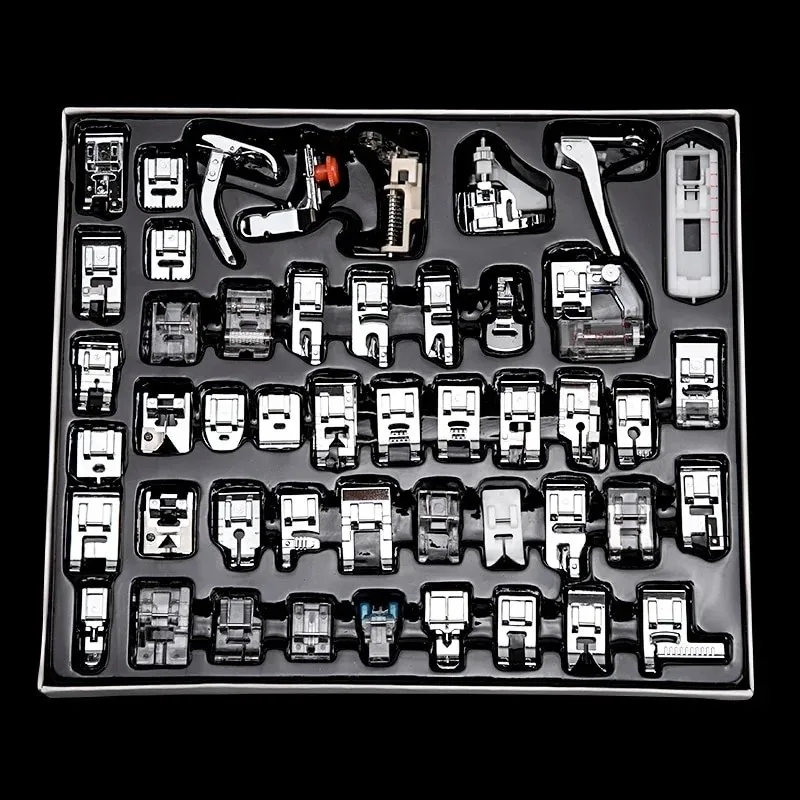 32/48pcs Multifunction Sewing Machine Supplies Presser Foot Feet for Sewing Machines Feet Kit Home Sewing Machine Press Foot Set