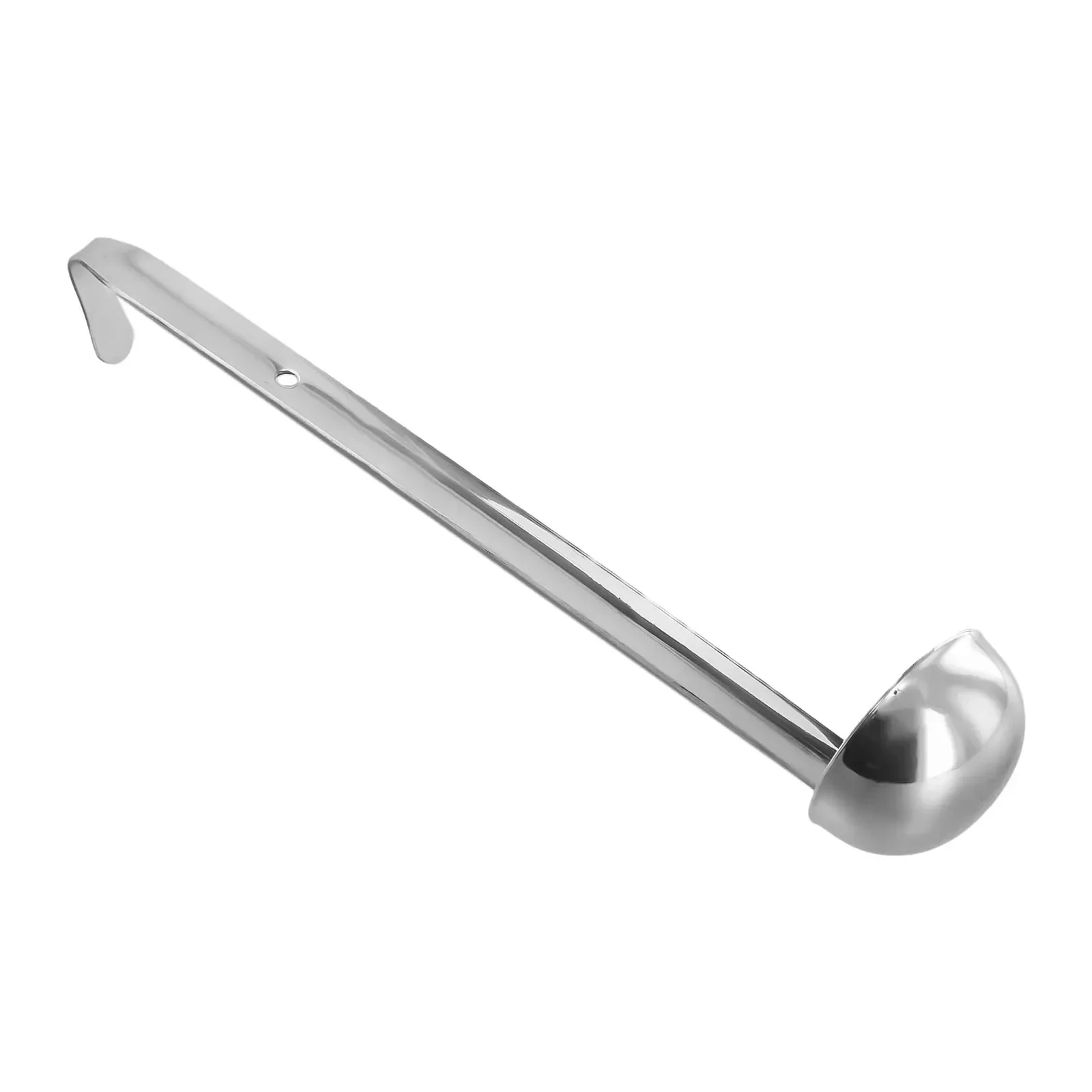 Stainless Steel Ladle Spoon  Long Handle Cooking Ladle  Suitable for Sauce  Soup  Gravy  and Stew  Comfortable Grip