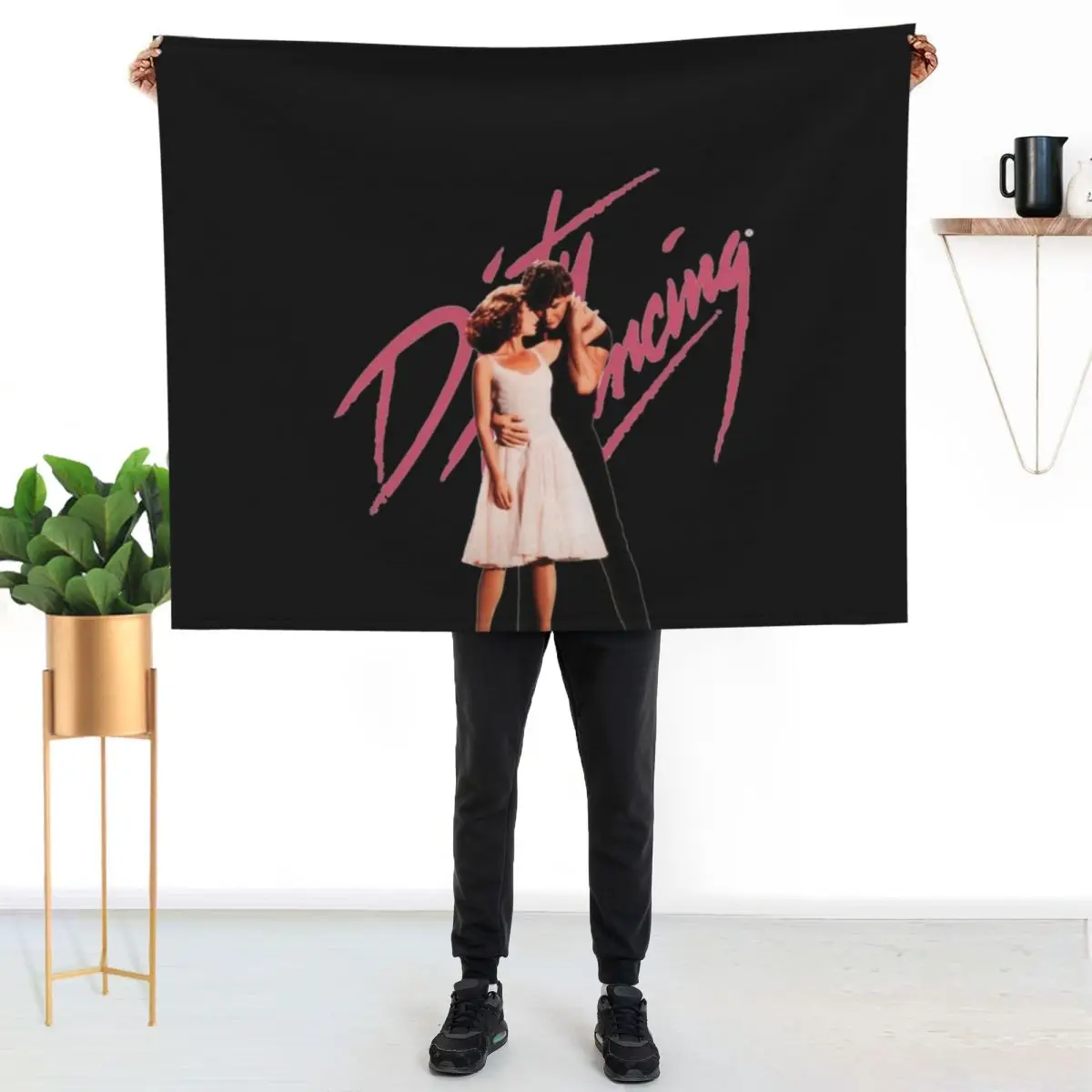 Dirty Dancing Throw Blanket Luxury Designer Cute Plaid Furrys blankets ands Personalized Gift Giant Sofa Blankets