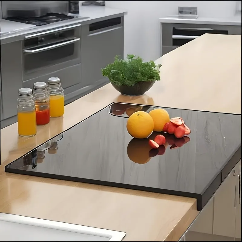 

Кухонная разделочная доска для овощей и фруктов, толстая прочная акриловая разделочная доска, противоскользящая защитная подставка для рабочего стола, кухонные аксессуары