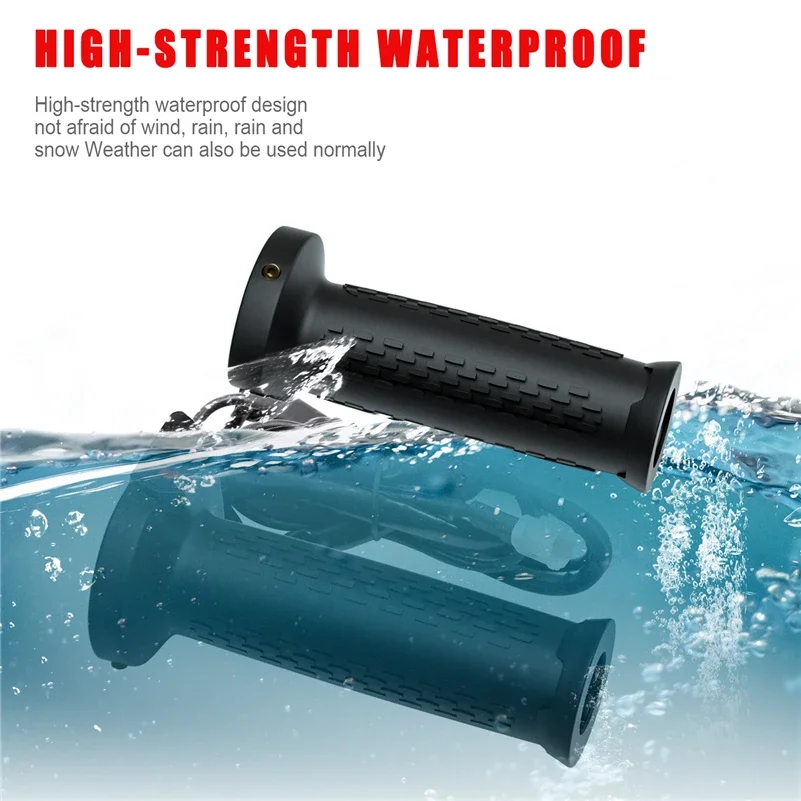 NewHigh-end التحديثية ساخنة مقود دراجة نارية التدفئة القبضات كم التدفئة الكهربائية دراجة نارية ATV سخان قبضة مع مؤشر