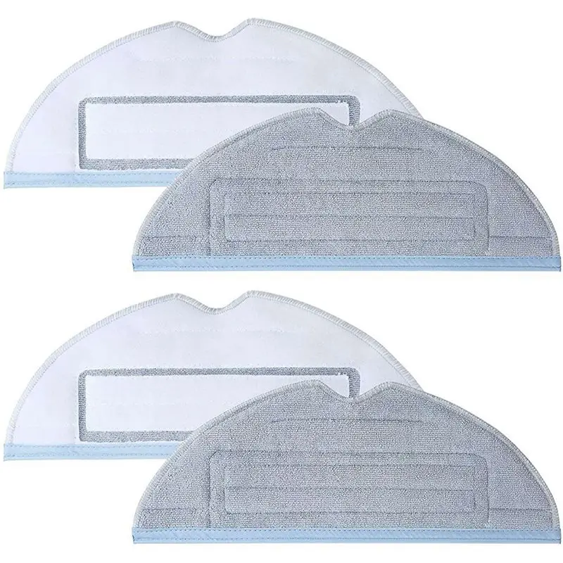 

A84X-12 Pack Vacuum Replacement Mop Pads For Roborock S7 S7+ T7S Plus Accessories Reusable Wet Microfiber Soft Pad