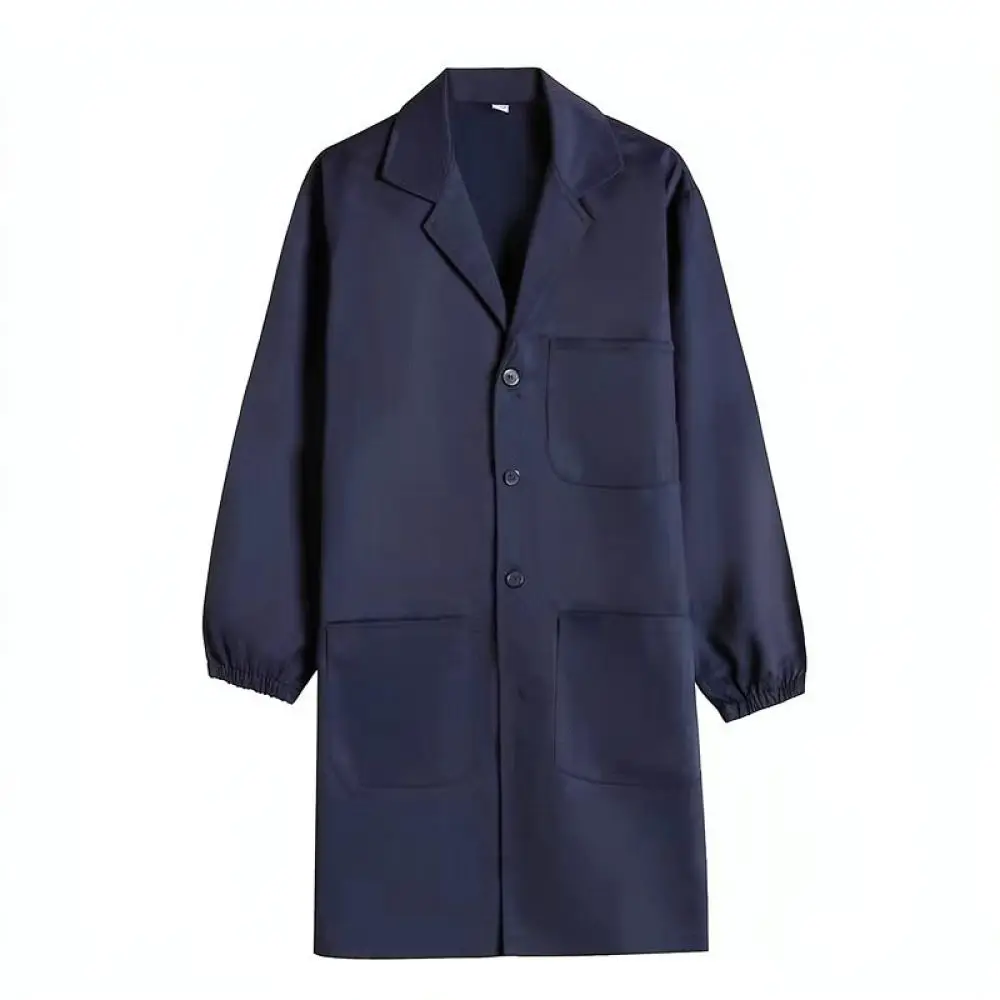 Heavy Duty Protective Workwear Jacket Long Sleeve Industrial Uniform For Men Workshop Logistics Warehouse Anti Stain Apparel