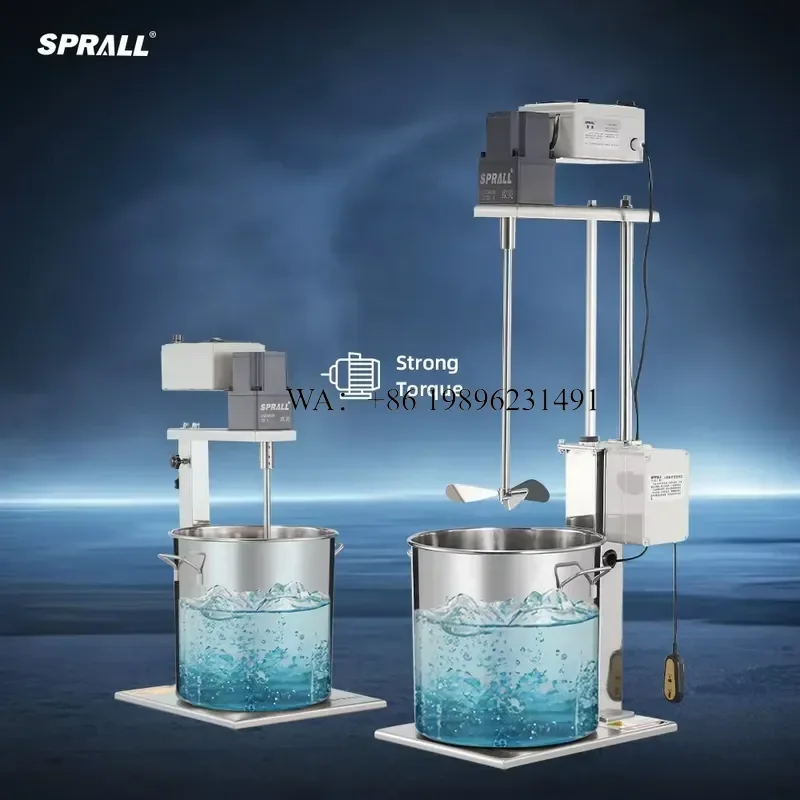 Wmwmnu for SPRALL Overhead Paint Stirrer Chemical Mixer Soap Agitator Cosmetics Food Grade Liquid Shampoo Mixing