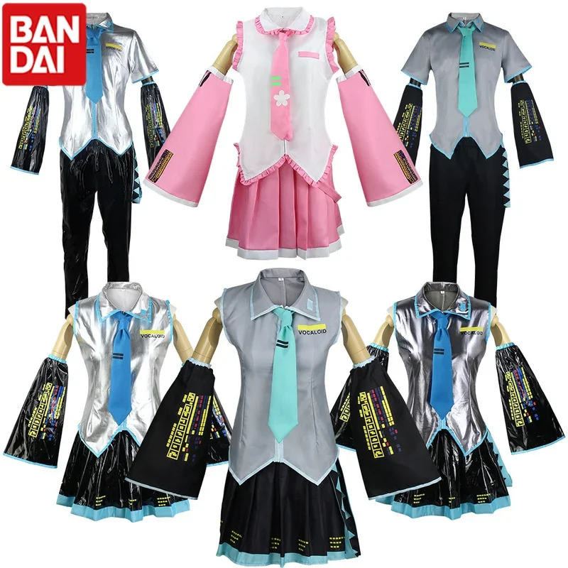 Hatsune Miku Kawaii Cos Costume for Girl and Boy Chuyin Animation Costume Formula Costume Performance Costume Toy