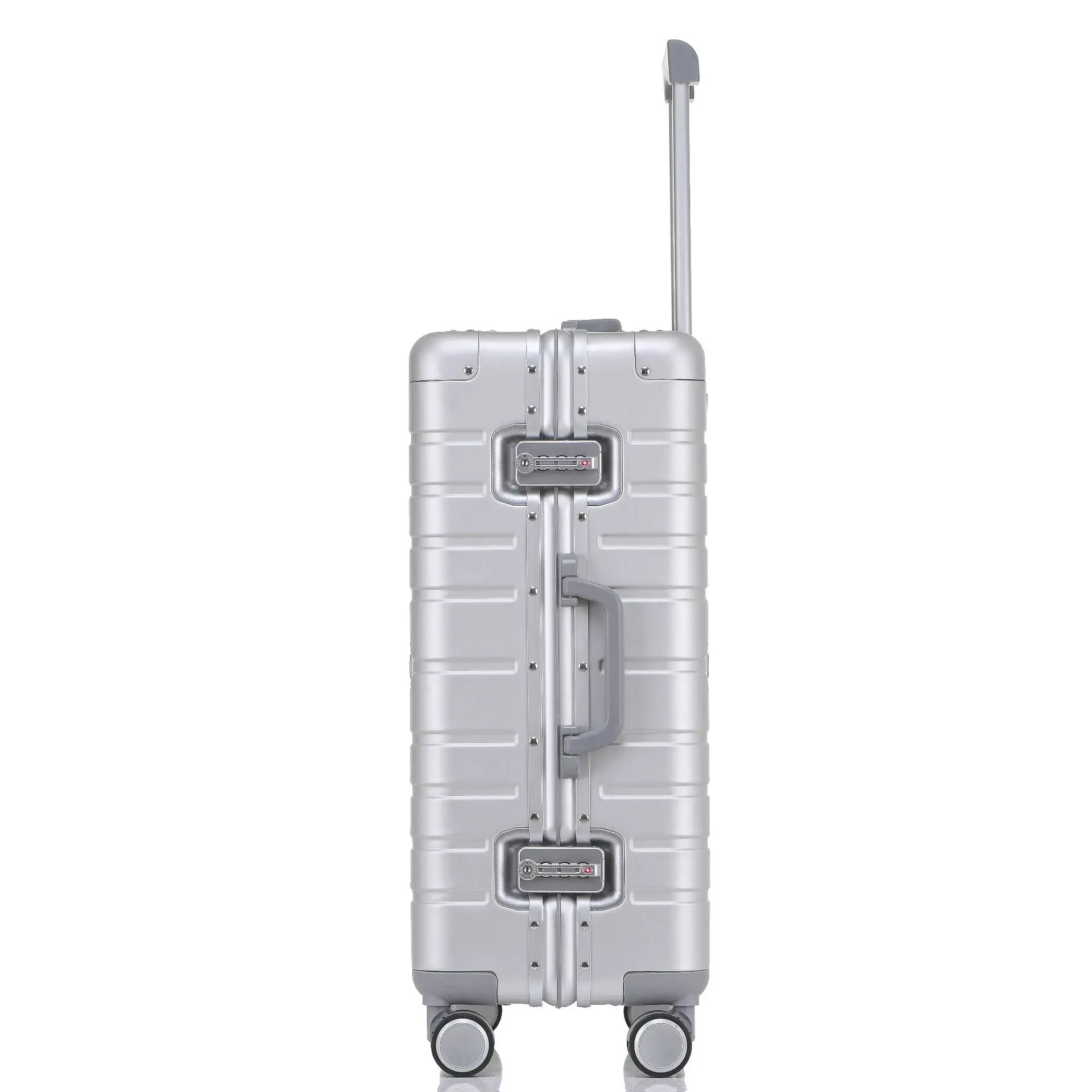 Valise de Voyage en Alliage d'Aluminium et Magnésium, Grande Capacité, Roues Universelles, 20 Pouces, avec Mot de Passe