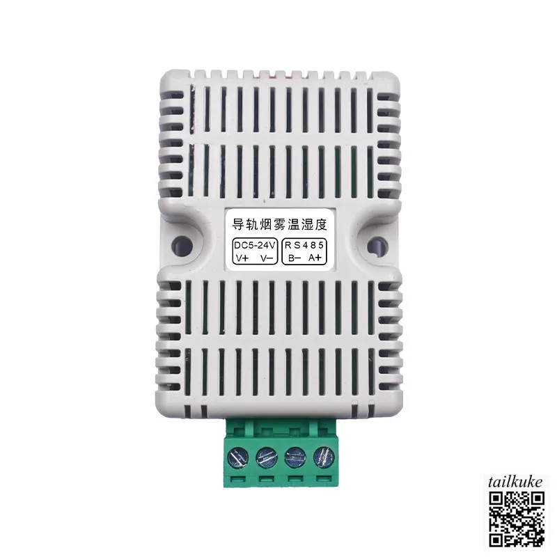 GM202 Smoke Alarm Detector Transmitter with RS485 Rail, Temperature and Humidity Sensor, Modbus Protocol 0-5000ppm