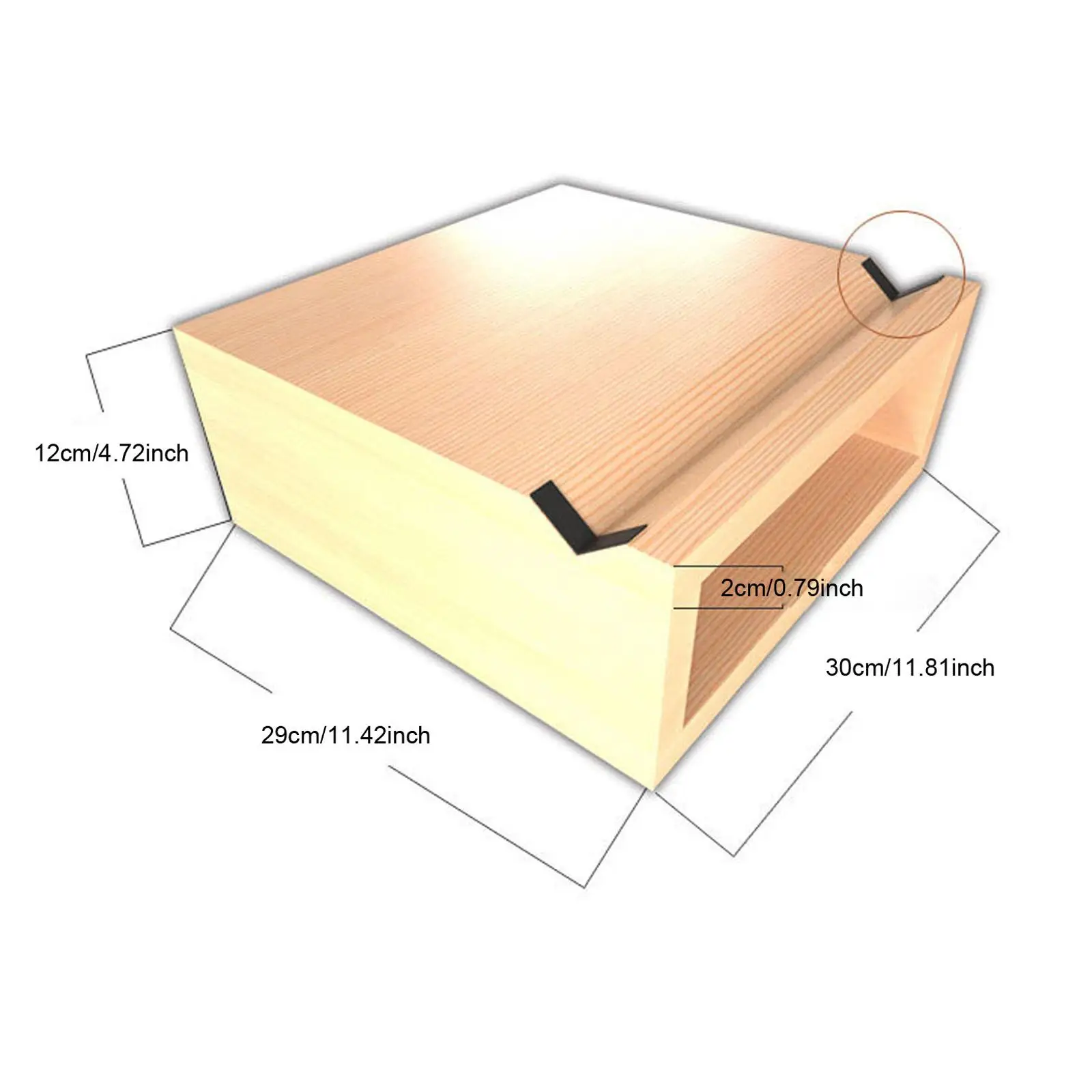 Premium Wood Wall Mount Bike Hanger Stable Indoor Bicycle Stand Shelf for Storage Living Room