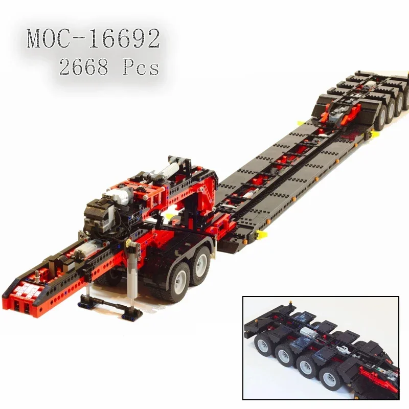 New MOC-16692 2668Pcs Model Building Kit Building Blocks Self-locking Brick Toy Assembly Children's Gift